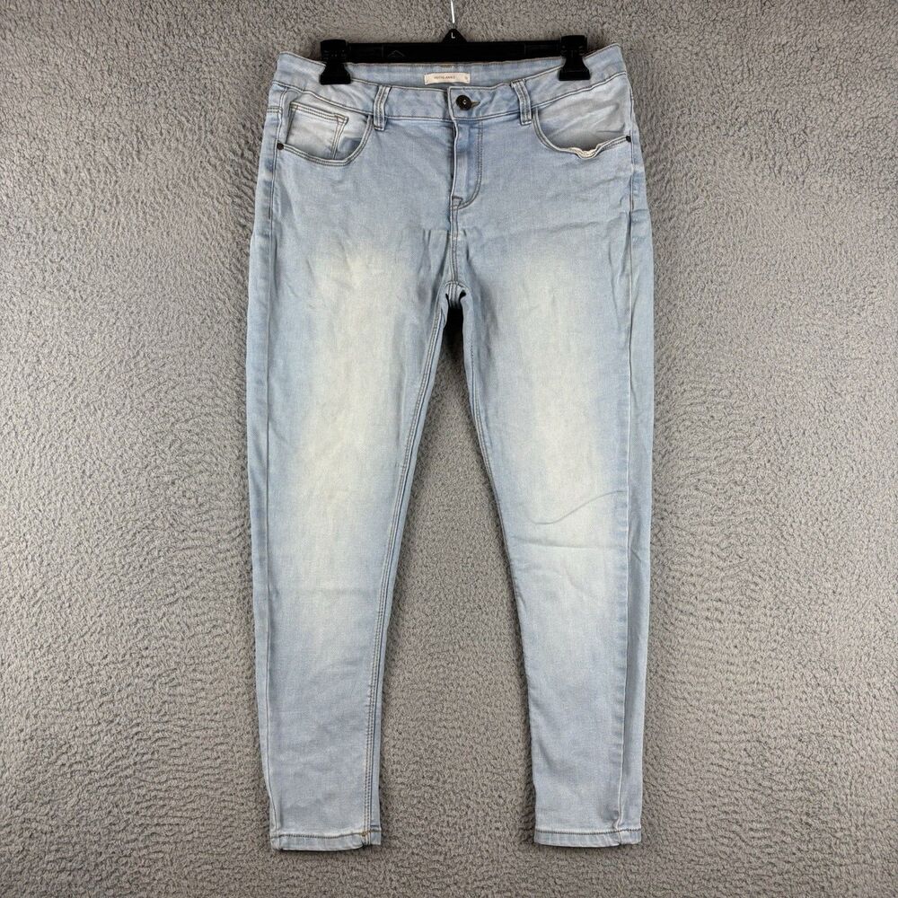 Jealous 21 Jeans Women’s Size 32” Waist Light Wash Blue Hottie Ankle